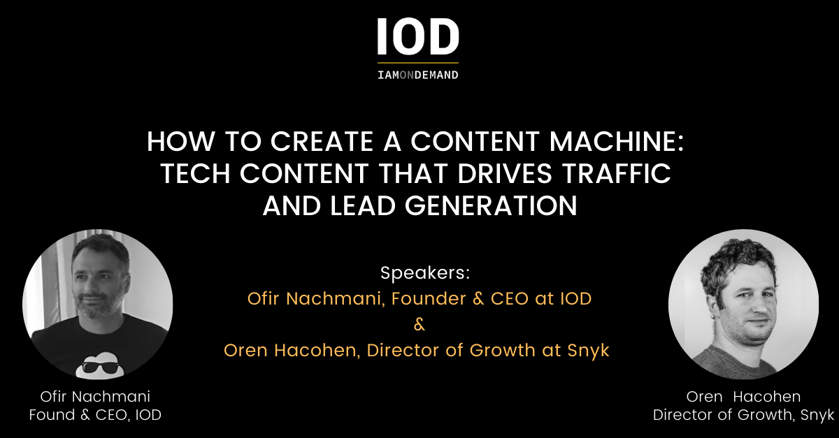 How to Create a Content Machine: Tech Content That Drives Traffic and Lead Generation