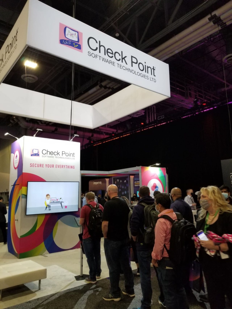 check point booth at aws reinvent