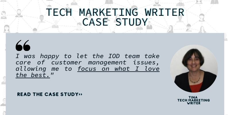 Tech Marketing Writers: Do What You Love Best, Without the Heavy Lifting