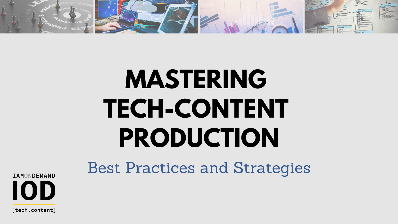 [INFOGRAPHIC] Mastering Tech Content Production: Best Practices and Strategies