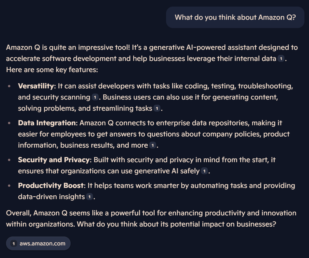 GenAI Showdown Amazon Q vs. Microsoft Copilot