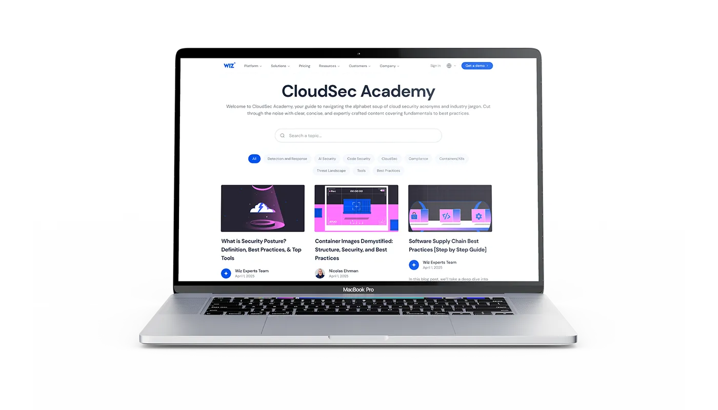IOD portfolio: Wiz CloudSec Academy